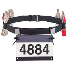 Load image into Gallery viewer, Marathon Race Number Waist Belt Holder with 6 Loops Outdoor Running Belt Adjustable for Running Cycling Triathlon Marathon

