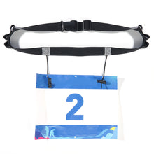 Load image into Gallery viewer, Marathon Race Number Waist Belt Holder with 6 Loops Outdoor Running Belt Adjustable for Running Cycling Triathlon Marathon
