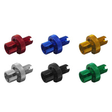Load image into Gallery viewer, M10 Motorcycle Clutch Brake Cable Adjuster Screws Easy Installation Durable Aluminum Alloy Nut Bolt 10mm for UTV ATV Bike
