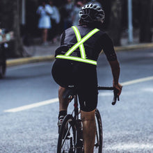 Load image into Gallery viewer, Outdoor Night Running Reflective Strap with Storage Bag Reflective Vest Reflective Belt Strap Reflective Clothing Cycling Reflective Vest
