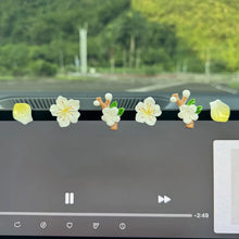Load image into Gallery viewer, Car Interior Center Console Peach Blossom Decoration Ornaments Cute Pink Flower for Vehicle Dirt Electric Bike Ornaments
