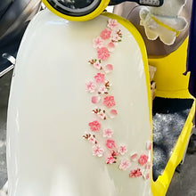 Load image into Gallery viewer, Car Interior Center Console Peach Blossom Decoration Ornaments Cute Pink Flower for Vehicle Dirt Electric Bike Ornaments
