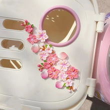 Load image into Gallery viewer, Car Interior Center Console Peach Blossom Decoration Ornaments Cute Pink Flower for Vehicle Dirt Electric Bike Ornaments
