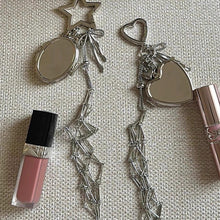 Load image into Gallery viewer, Chain Lipstick Storage Bag Mesh Bag Pendant Lipstick Holder Chic Metallic Finish Daily Carry Essential Trendy Social Media Users Bag Charm
