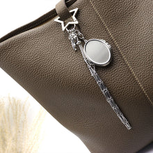 Load image into Gallery viewer, Chain Lipstick Storage Bag Mesh Bag Pendant Lipstick Holder Chic Metallic Finish Daily Carry Essential Trendy Social Media Users Bag Charm
