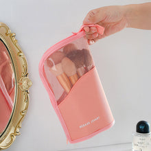 Load image into Gallery viewer, Portable Makeup Brush Storage Bag Waterproof Oxford Fabric Mesh Cosmetic Brush Lipstick Eyebrow Pencil Holder Organizer Pouch Beauty Accessory
