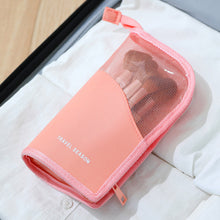 Load image into Gallery viewer, Portable Makeup Brush Storage Bag Waterproof Oxford Fabric Mesh Cosmetic Brush Lipstick Eyebrow Pencil Holder Organizer Pouch Beauty Accessory
