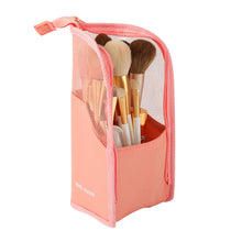 Load image into Gallery viewer, Portable Makeup Brush Storage Bag Waterproof Oxford Fabric Mesh Cosmetic Brush Lipstick Eyebrow Pencil Holder Organizer Pouch Beauty Accessory
