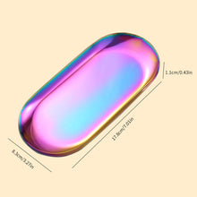 Load image into Gallery viewer, INS Style Nail Tool Disinfection Box Metal Jewelry Tray Stainless Steel Easy to Clean For Nail Art Enthusiasts DIY Manicurists

