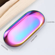 Load image into Gallery viewer, INS Style Nail Tool Disinfection Box Metal Jewelry Tray Stainless Steel Easy to Clean For Nail Art Enthusiasts DIY Manicurists
