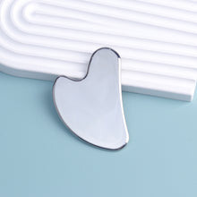 Load image into Gallery viewer, Stainless Steel Heart Shaped Gua Sha Board Massage Scraper Board Facial Scraping Firming Lifting Massage Board Face Neck Body Guasha Massage Tool
