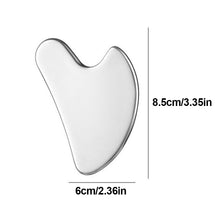Load image into Gallery viewer, Stainless Steel Heart Shaped Gua Sha Board Massage Scraper Board Facial Scraping Firming Lifting Massage Board Face Neck Body Guasha Massage Tool

