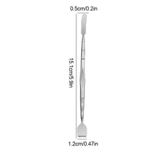 Load image into Gallery viewer, Stainless Steel Blackhead Remover Double Head Blackhead Scraper Remover Deep Cleansing Tool Tweezers Pimple Tool Facial Pore Cleansing Tool

