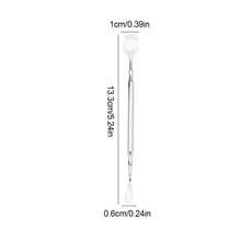 Load image into Gallery viewer, Stainless Steel Blackhead Remover Double Head Blackhead Scraper Remover Deep Cleansing Tool Tweezers Pimple Tool Facial Pore Cleansing Tool
