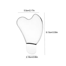 Load image into Gallery viewer, Stainless Steel Gua Sha Board Massage Scraper Board Half-Rolling Wheel Massage Facial Scraping Firming Lifting Massage Board Face Neck Body Massage Tool
