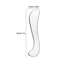 Load image into Gallery viewer, Stainless Steel Gua Sha Board Massage Scraper Board Half-Rolling Wheel Massage Facial Scraping Firming Lifting Massage Board Face Neck Body Massage Tool
