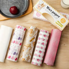 Load image into Gallery viewer, 10/50Pcs Wax Paper Food Grade Grease Paper Food Wrappers Wrapping Paper Oil-proof Baking Paper For Bread Candy Cake Nougat Fries Oilpaper Sandwich Wrapper
