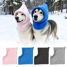 Load image into Gallery viewer, Funny Pet Warm Hat for Large/Medium Dogs Polar Fleece Soothing Winter Outdoor Adventure Labrador Golden Retriever Christmas Pet Accessory
