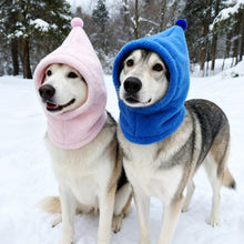 Load image into Gallery viewer, Funny Pet Warm Hat for Large/Medium Dogs Polar Fleece Soothing Winter Outdoor Adventure Labrador Golden Retriever Christmas Pet Accessory
