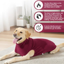 Load image into Gallery viewer, 4-42.5kg Dog Winter Clothes Handsome Home Wear Warm Pet Hoodie Yard Play Clothes Daily Pet Apparel For Medium Large Dogs Labrador Corgi Dog
