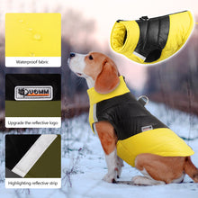 Load image into Gallery viewer, 4-30kg Winter Dog Warm Cloths Reflective Waterproof Dog/Cat Vest Fleece-Lined Outdoor Adventure Rainy Day Night Safety Seasonal Pet Fashion
