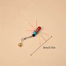 Load image into Gallery viewer, Insect-shaped Feather Cat Toy Replacement Head DIY Replace Cat Teaser Stick Replacement Pendant Pet Toy Accessories For Cat Owners/Lovers
