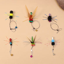 Load image into Gallery viewer, Insect-shaped Feather Cat Toy Replacement Head DIY Replace Cat Teaser Stick Replacement Pendant Pet Toy Accessories For Cat Owners/Lovers
