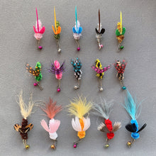 Load image into Gallery viewer, Insect-shaped Feather Cat Toy Replacement Head DIY Replace Cat Teaser Stick Replacement Pendant Pet Toy Accessories For Cat Owners/Lovers

