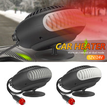 Load image into Gallery viewer, 12-24V Car Heater Fan Car Windshield Defogging Demister Defroster Construction Site Outdoor Hand Warmer Space Heater
