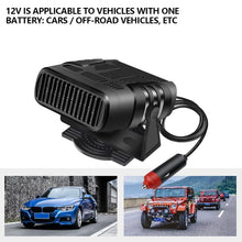 Load image into Gallery viewer, 12V 360 Degree Adjustable Car Heater Portable Electric Quiet Vehicle Small Space Thermostat 2 Level Temperature 12V 24V Car Heater
