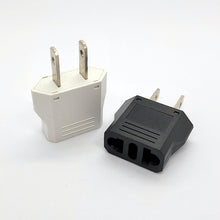 Load image into Gallery viewer, EU Euro KR Plug Adapter US to EU Plug Adapter Travel KR EU Adapter Electric EU KR Plug Converter Power Sockets AC Outlet
