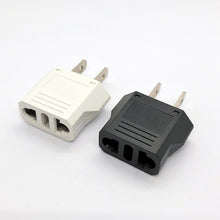Load image into Gallery viewer, EU Euro KR Plug Adapter US to EU Plug Adapter Travel KR EU Adapter Electric EU KR Plug Converter Power Sockets AC Outlet
