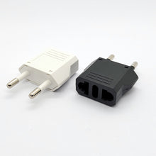Load image into Gallery viewer, EU Euro KR Plug Adapter US to EU Plug Adapter Travel KR EU Adapter Electric EU KR Plug Converter Power Sockets AC Outlet
