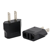 Load image into Gallery viewer, EU Euro KR Plug Adapter US to EU Plug Adapter Travel KR EU Adapter Electric EU KR Plug Converter Power Sockets AC Outlet
