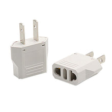 Load image into Gallery viewer, EU Euro KR Plug Adapter US to EU Plug Adapter Travel KR EU Adapter Electric EU KR Plug Converter Power Sockets AC Outlet
