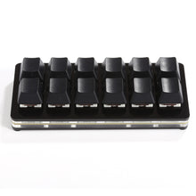 Load image into Gallery viewer, 12 Keys Mini Mechanical Gaming Keyboard One Handed Keypad USB-C Wired Keypad Programmable and Hot Swappable Keyboard
