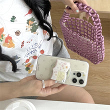 Load image into Gallery viewer, Korean Cute 3D Book Makeup Mirror For Magsafe Griptok Holder Phone Finger Ring Stand Support For iPhone Girl Bracket
