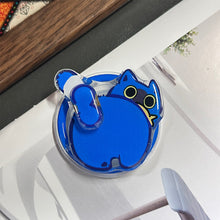Load image into Gallery viewer, INS Cute Cartoon Scarf Kitten For Magsafe Griptok Holder Phone Finger Ring Stand Support For iPhone 16 Samsung Girl Bracket
