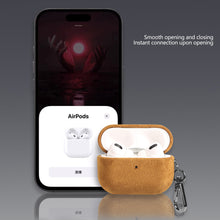 Load image into Gallery viewer, Suede Leather Case For Airpods Pro 2 For Airpods Pro 3 Airpods 4 3 Case Luxury Artificial Leather All Inclusive Case
