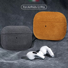Load image into Gallery viewer, Suede Leather Case For Airpods Pro 2 For Airpods Pro 3 Airpods 4 3 Case Luxury Artificial Leather All Inclusive Case
