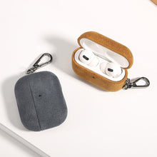Load image into Gallery viewer, Suede Leather Case For Airpods Pro 2 For Airpods Pro 3 Airpods 4 3 Case Luxury Artificial Leather All Inclusive Case
