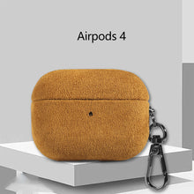 Load image into Gallery viewer, Suede Leather Case For Airpods Pro 2 For Airpods Pro 3 Airpods 4 3 Case Luxury Artificial Leather All Inclusive Case
