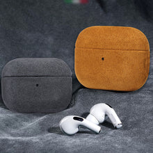 Load image into Gallery viewer, Suede Leather Case For Airpods Pro 2 For Airpods Pro 3 Airpods 4 3 Case Luxury Artificial Leather All Inclusive Case

