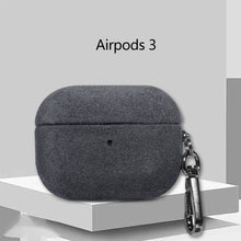 Load image into Gallery viewer, Suede Leather Case For Airpods Pro 2 For Airpods Pro 3 Airpods 4 3 Case Luxury Artificial Leather All Inclusive Case
