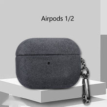 Load image into Gallery viewer, Suede Leather Case For Airpods Pro 2 For Airpods Pro 3 Airpods 4 3 Case Luxury Artificial Leather All Inclusive Case
