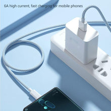 Load image into Gallery viewer, C to C Fast Charging PD 60W Mobile Phone Date Cable For Iphone15 Android Samsung Huawei Type C Braided Charger Cable
