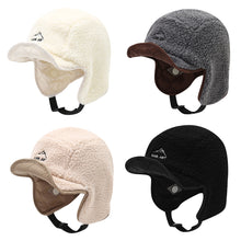 Load image into Gallery viewer, Winter Men Women Trapper Aviator Trooper Earflap Warm Waterproof Ski Down Hat Bomber Cap Ear Protectors Hats Reversible Wearable
