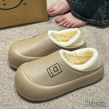 Load image into Gallery viewer, Women's Slippers Winter Soft New Style Heeled Indoor Home Thick Sole Non-Slip Fleece Lined Warm Slippers for Women
