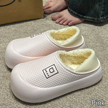 Load image into Gallery viewer, Women's Slippers Winter Soft New Style Heeled Indoor Home Thick Sole Non-Slip Fleece Lined Warm Slippers for Women

