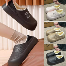 Load image into Gallery viewer, Women's Slippers Winter Soft New Style Heeled Indoor Home Thick Sole Non-Slip Fleece Lined Warm Slippers for Women
